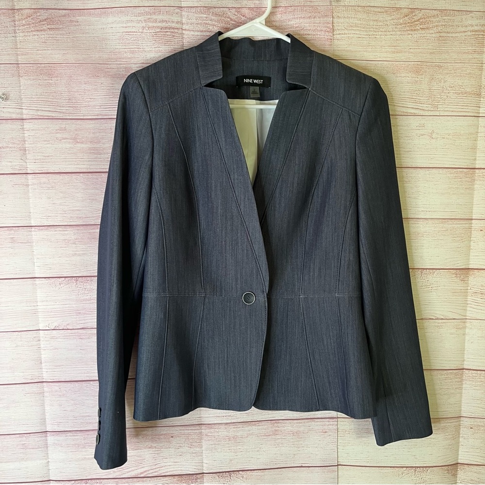 Nine West‎ Professional One Button Blazer Size 2